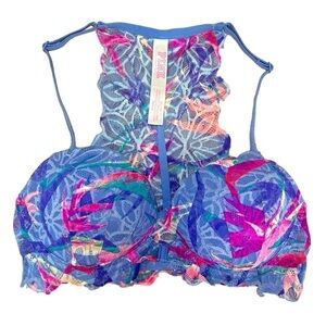Victoria’s Secret PINK Tropical Lace Floral Push-up Bra 32C